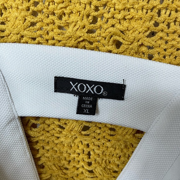 XOXO White Midi Dress Size XL - Picture 4 of 4